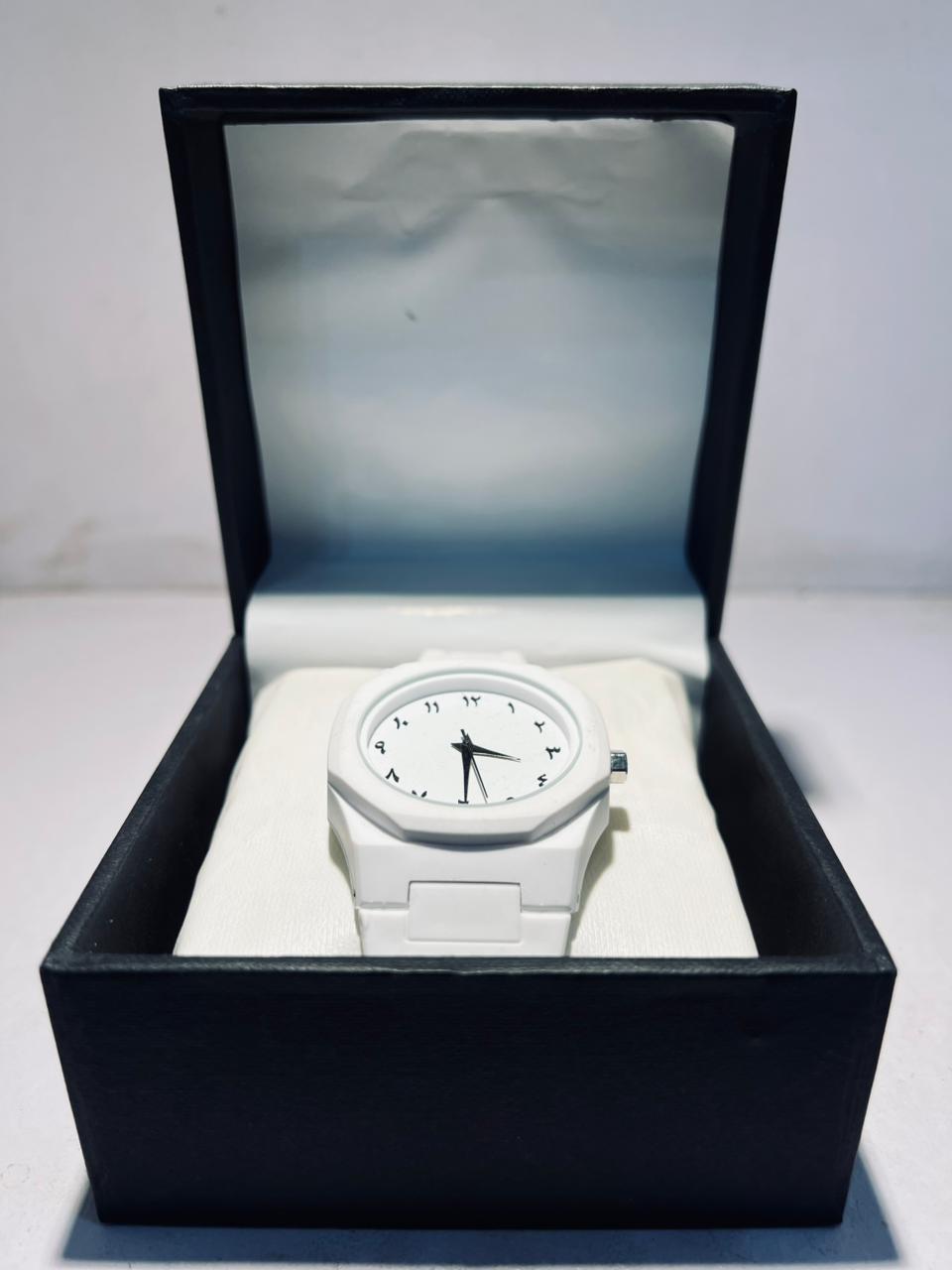 White Arabic Aura Watch